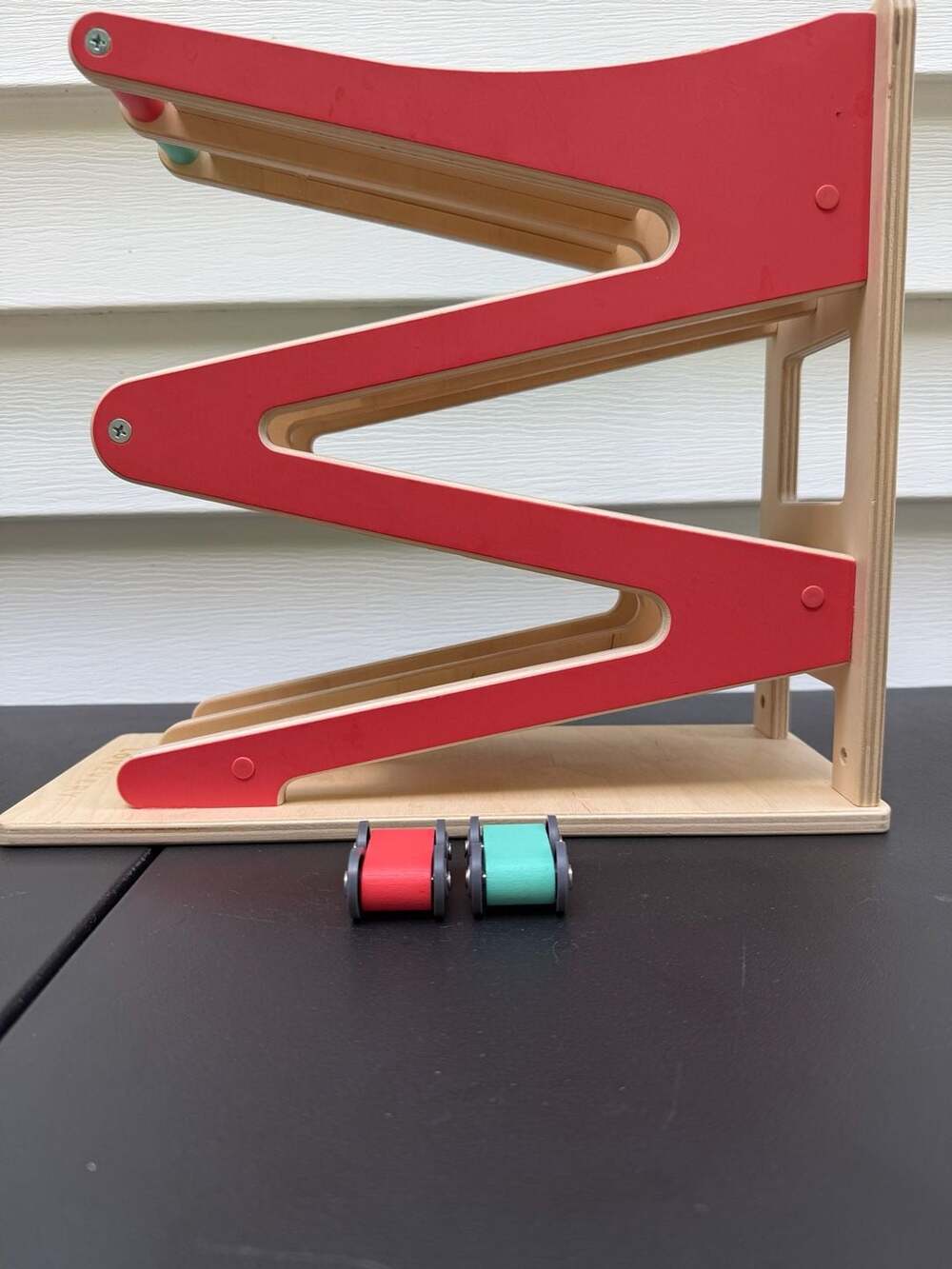 Lovevery The Race and Chase Ramp Wooden Toy